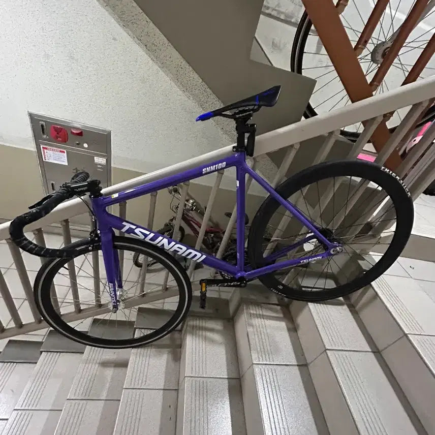 [BUNJANG] Tsunami Purple Bicycle / 쓰나미 보라색 급처 판/대