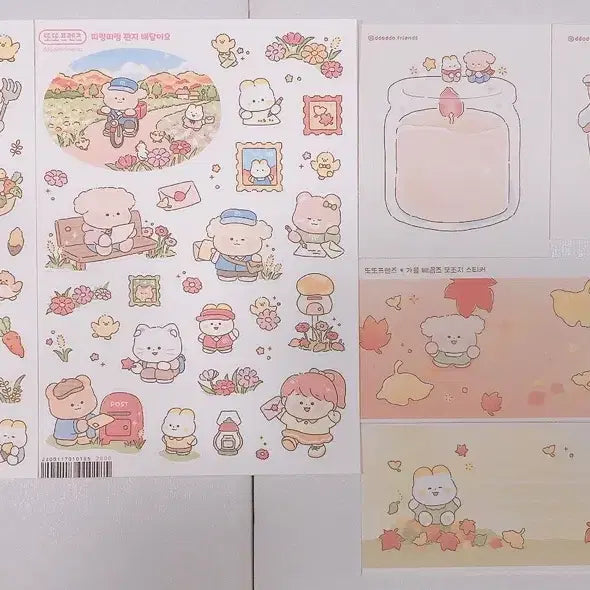 [BUNJANG] Dotto Friends Sticker Bundle New / 도또프렌즈 스티커 일괄 새상품
