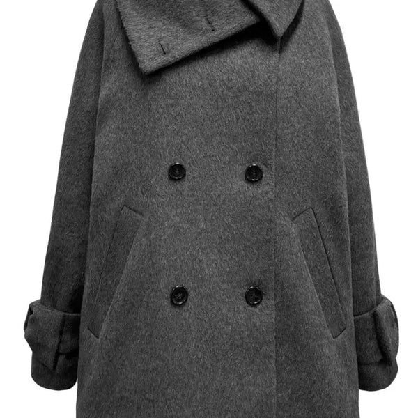 [BUNJANG] Cherish Me Fog Wool Coat Gray / 체메씨 포그울코트 그레이 판매해요