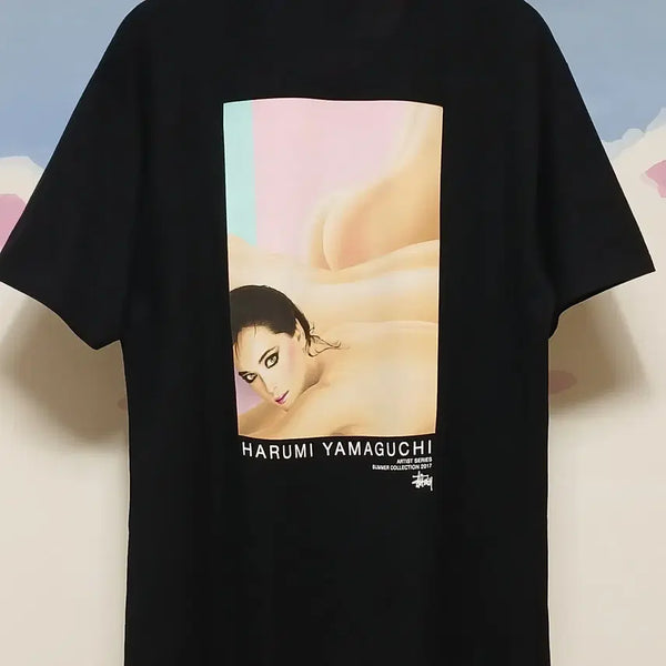 [BUNJANG] Stussy Harumi Yamaguchi Nude Short Sleeve T-Shirt (L) / (L) 스투시 하루미 야마구치 누드 반팔 티셔츠