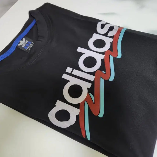 [BUNJANG] Adidas Big Logo Performance T-Shirt / 아디다스 기능성반팔티