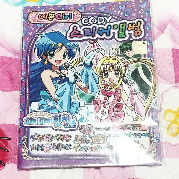 [BUNJANG] Peach Peach Pitch Sticker Book / 고전문구 피치피치핏치 스티커북