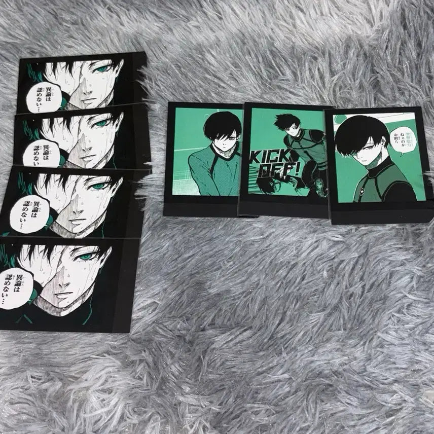 [BUNJANG] Blue Lock Isih RIn Monokuro Card Set (7 Cards) / 블루록 이토시 린 파샤 모노크로 카드 7장 일괄