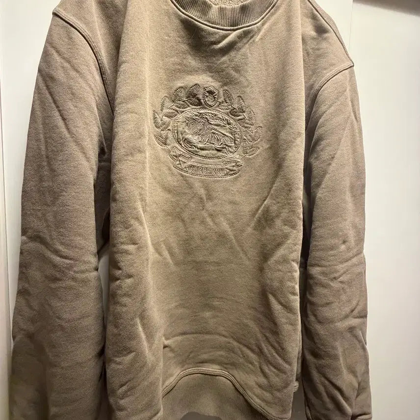 [BUNJANG] Burberry Embroidered Logo Sweatshirt XXL / 버버리 맨투맨 XXL