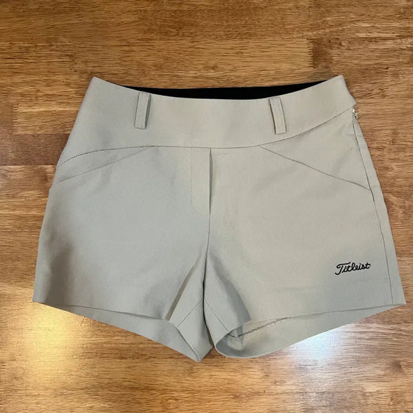 [BUNJANG] Titleist Women's Beige Golf Shorts Pants / 타이틀리스트 여성 베이지 골프팬츠 골프반바지 숏팬츠