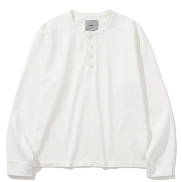 [BUNJANG] Sido Henryneck Longsleeve White Size 2 / 무료배송) 시도 헨리넥 롱슬리브 화이트 2