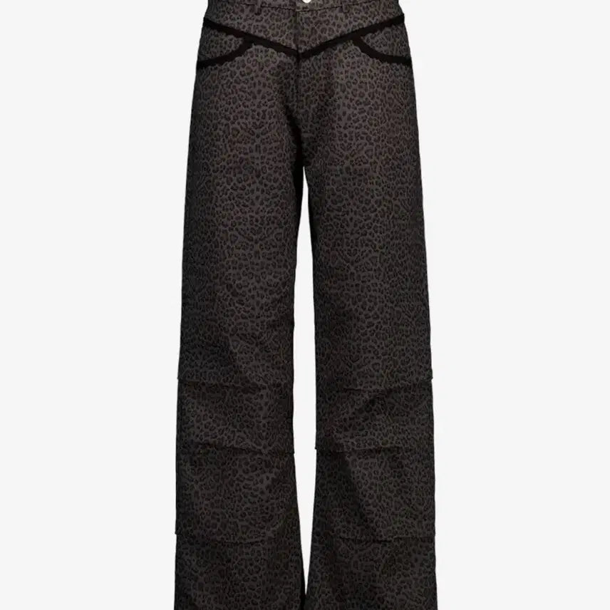 [BUNJANG] SET UP EXE Leopard Lace Pants / 셋업이엑스이 레오파드 레이스 팬츠