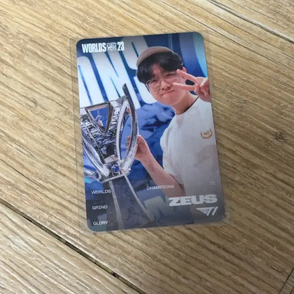 [BUNJANG] T1 Zeus 2023 Worlds Photocard / 23 티원 월즈 제우스 포카 포토카드 (현 한화생명e스포츠 hle)