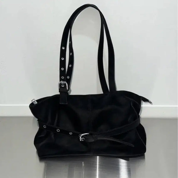 [BUNJANG] Chic Belt Strap Shoulder Bag / 시크 벨트 스트랩 숄더백