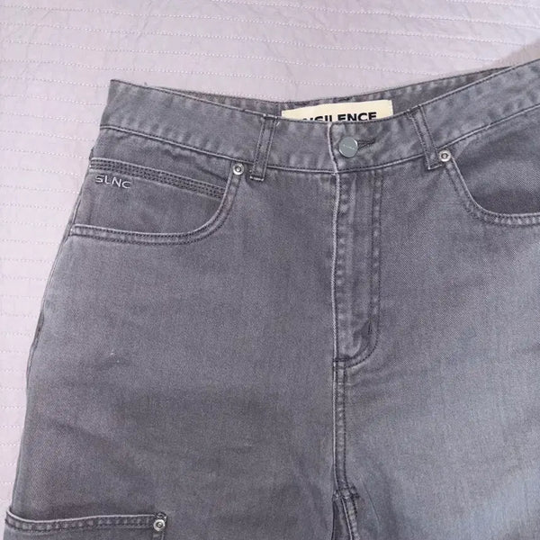 [BUNJANG] In Silence Cargo Pants Charcoal S / 인사일런스 카고팬츠 차콜 insilence S