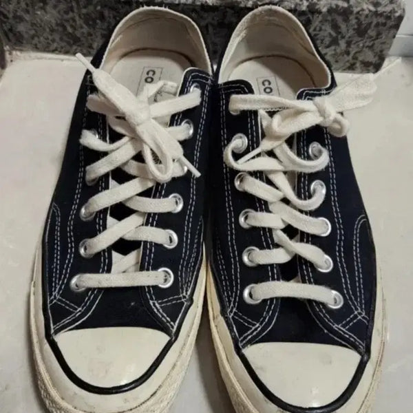 [BUNJANG] Converse Chuck Taylor Low Black Sneakers US 7 / 컨버스 척테일러 검정운동화 스니커즈255