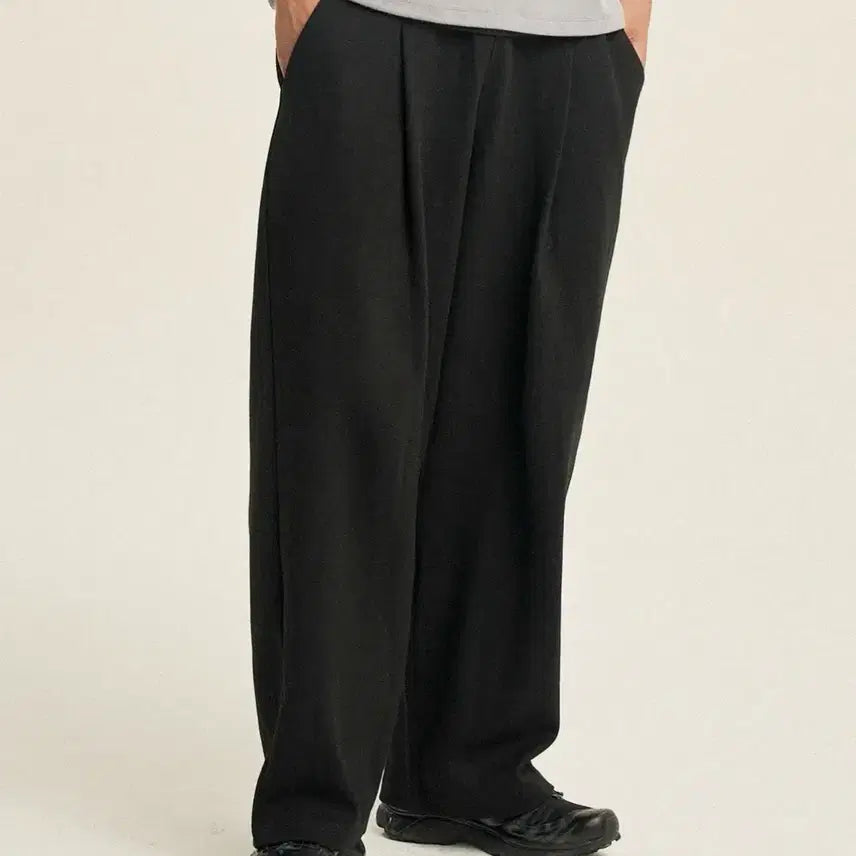 [BUNJANG] Zero Deep One-Tuck Sweatpants / 제로 딥 원턱 스웻팬츠
