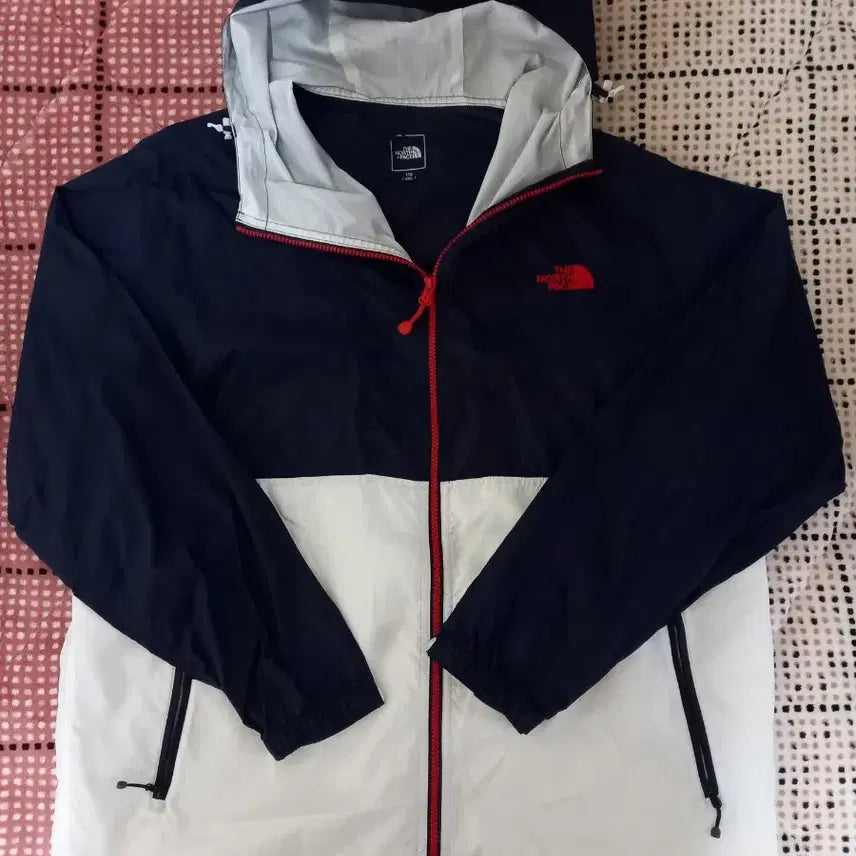 [BUNJANG] The North Face Compact 2 Windbreaker Navy/White XXL / 노스페이스 컴팩트2  초여름 바람막이 XXL !!