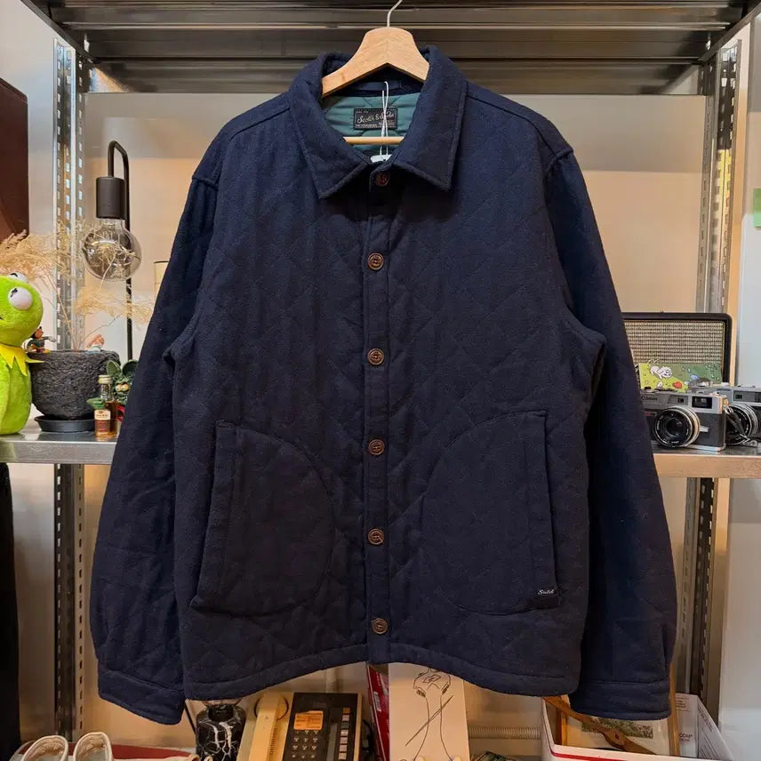 [BUNJANG] Scotch & Soda Quilted Wool Blend Jacket XL / 스카치앤소다 퀄팅 울 혼방 자켓 XL