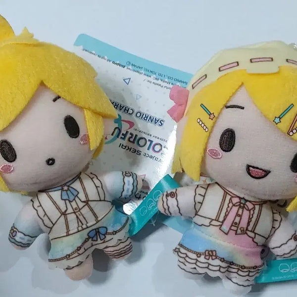 [BUNJANG] Project Sekai Kagamine Rin & Len Sanrio Crane Plush Bundle Set / 일괄) 프세카 프로세카 카가미네 린 카가미네 렌 산리오 크레인 누이