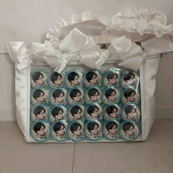 [BUNJANG] Rin Itoshi Ita Bag with 24 Can Badges / 블루록 이토시린 이타백