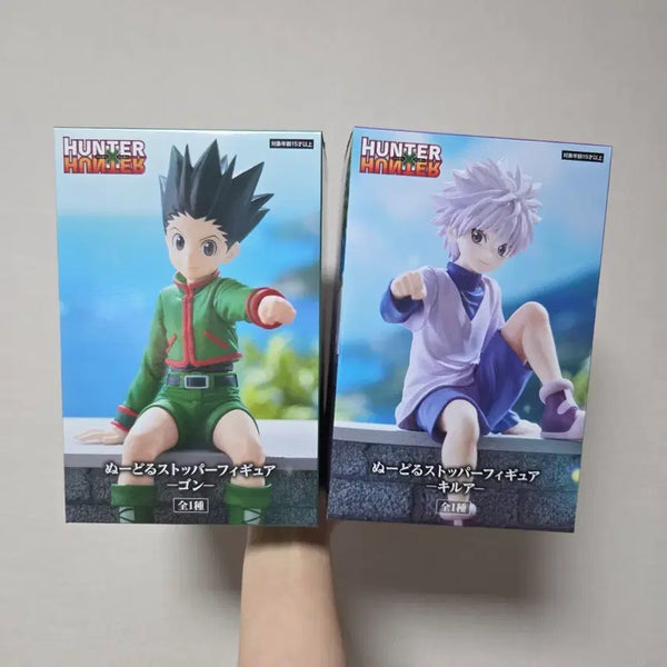 [BUNJANG] Hunter x Hunter Gon & Killua Noodle Stopper Figure Bundle Set / 헌터x헌터 곤&키르아 누들스토퍼 피규어 일괄