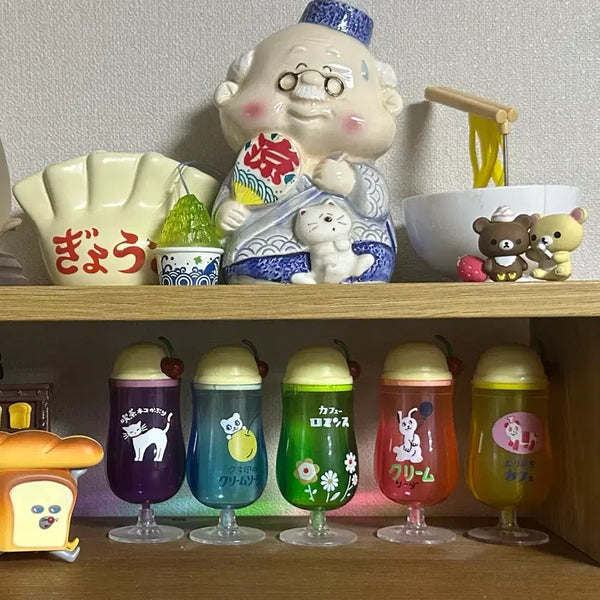 [BUNJANG] Melon Soda Cream Soda Gacha 5-Piece Full Set / 메론소다 크림소다 가챠 5종 풀셋
