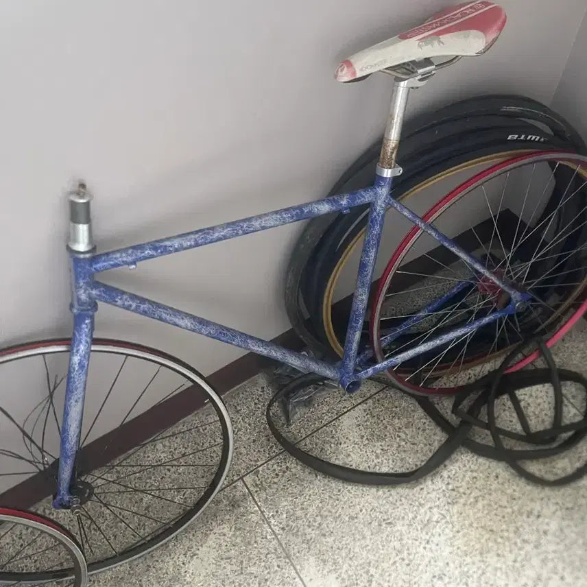 [BUNJANG] Trick Pixy "Fork Bearings & Saddle Set" Custom Painted / 트릭픽시 프셋 급처