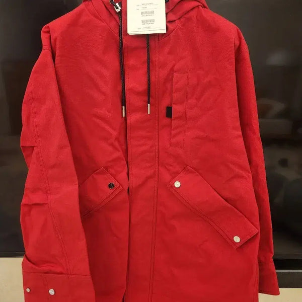[BUNJANG] Wooyoungmi Cordura Red Field Jacket / 우영미 코듀라 레드 야상점퍼