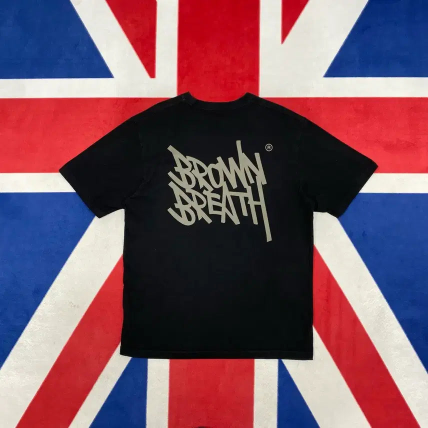 [BUNJANG] Brownbreath Short Sleeve T-Shirt / 브라운브레스 반팔티  M 실측 L