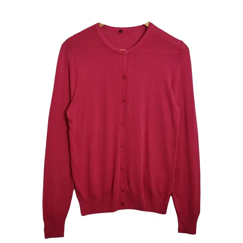 [BUNJANG] CLOSSHI Pink Knit Cardigan [M] / CLOSSHI 핑크 니트 가디건 [M]