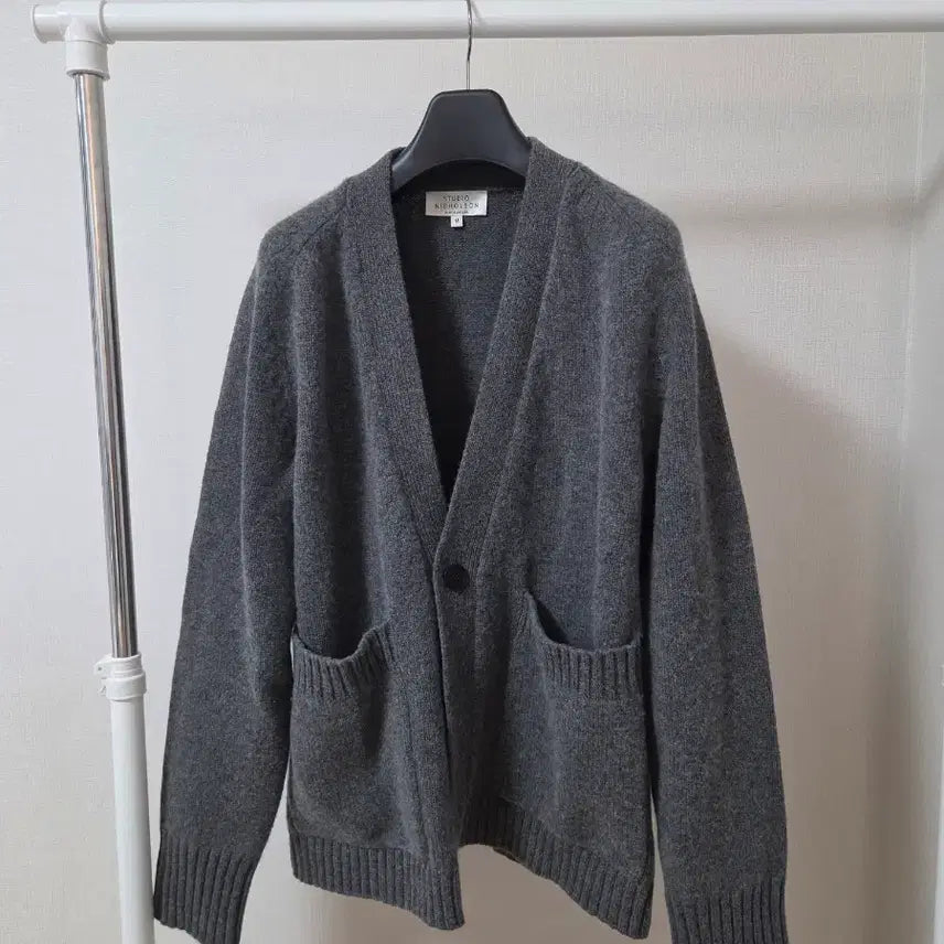 [BUNJANG] Studio Nicholson Sen Cardigan Medium Grey / 스튜디오니콜슨 sen 센 가디건 M 미디엄 그레이