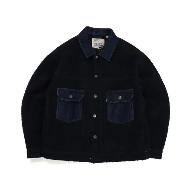 [BUNJANG] Levi's Made & Crafted Wool Trucker Jacket L / 리바이스 Levis Made & Crafted Wool Trucker Jacket