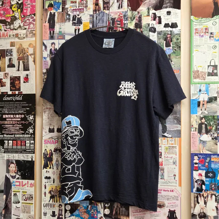 [BUNJANG] JPN Old School Printing Short Sleeve T-Shirt / JPN 올드스쿨 프린팅 반팔