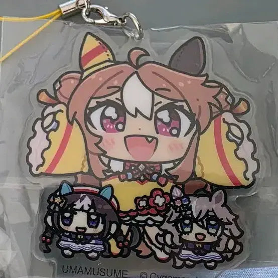 [BUNJANG] Uma Musume Acrylic Keychain & Doll Set: Copano Rickey / 우마무스메 인형과 함께 아크릴 키링 코파노 리키
