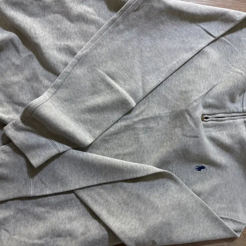 [BUNJANG] Polo Ralph Lauren Grey Half-Zip Hoodie / 폴로 반집업