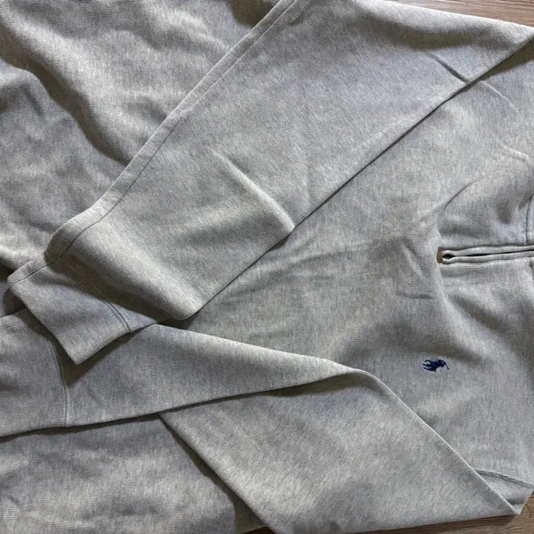[BUNJANG] Polo Ralph Lauren Grey Half-Zip Hoodie / 폴로 반집업