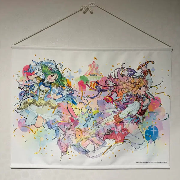 [BUNJANG] Macross Frontier 10th Anniversary Sheryl & Ranka B2 Tapestry / 마크로스F 10주년 기념 태피스트리