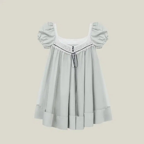 [BUNJANG] Thetis Laceveil Empire Mini Dress (Mint) / 더티스 엠파이어 드레스 민트 (Thetis, Laceveil Empire Mini Dress (Mint)