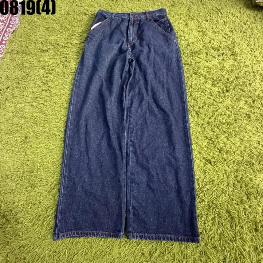 [BUNJANG] 0819 Wide Leg Denim Pants / 청바지 와이드 팬츠 데님 0819