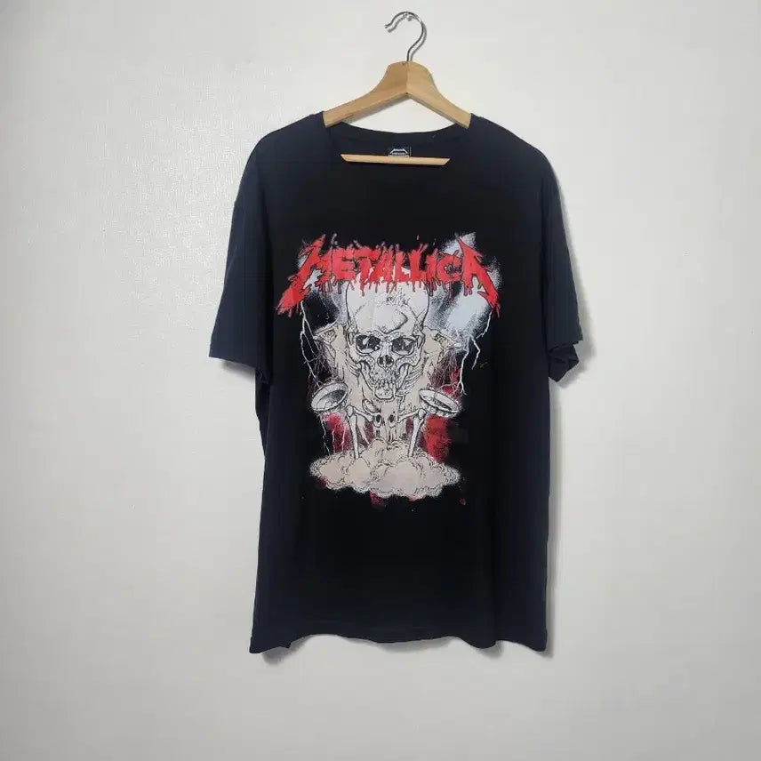 [BUNJANG] Metallica Collaboration Black T-Shirt / 메탈리카x 반팔 티셔츠 블랙