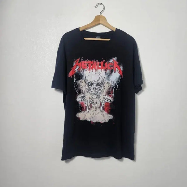 [BUNJANG] Metallica Collaboration Black T-Shirt / 메탈리카x 반팔 티셔츠 블랙