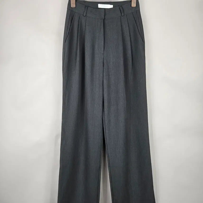 [BUNJANG] Slowmood Women's Spandex High-Waisted Wide Slacks Pants / [무료배송]슬로우무드 S 여성 스판 하이웨이스트 와이드 슬랙스 바지