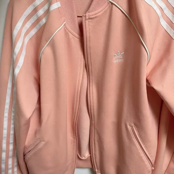 [BUNJANG] Adidas Pink Coral Track Top Jersey / 아디다스 핑크코랄 트랙탑 져지