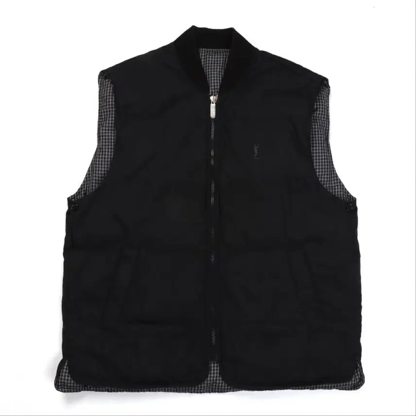[BUNJANG] Yves Saint Laurent Reversible Down Vest / 입생로랑 Yves Saint Laurent Reversible Down Vest