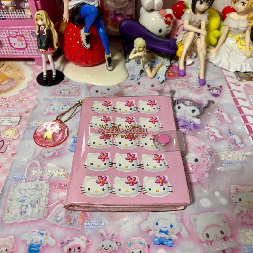 [BUNJANG] Vintage Sanrio "Kao Hana" Kitty Diary / 고전 카오하나 키티 다이어리 레어