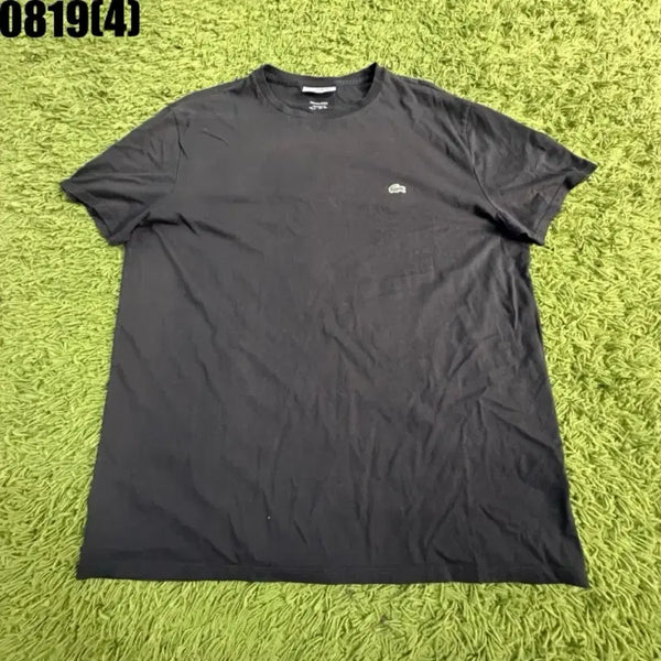 [BUNJANG] Lacoste Basic Short Sleeve T-Shirt Black Size 0819 / 라코스테 반팔티 검정 0819