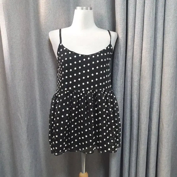 [BUNJANG] Daisy Dot Sleeveless Top / 데이지도트 슬리브리스