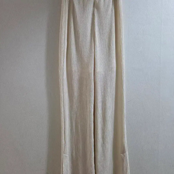 [BUNJANG] RE RHEE Pleated Trousers Beige / 택채새상품) RE RHEE 리이 플리츠 팬츠