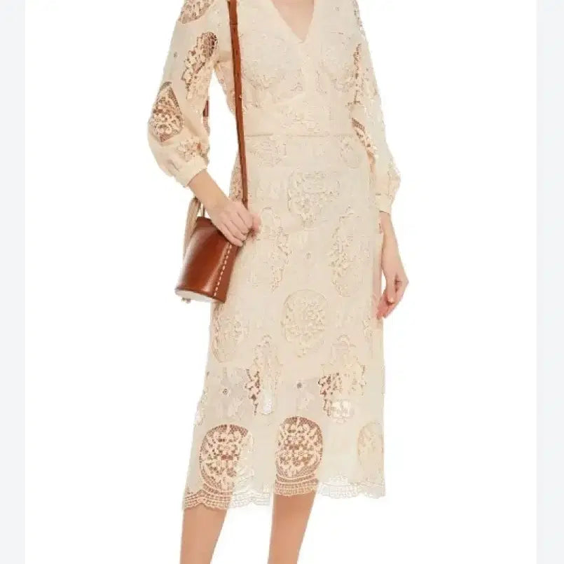 [BUNJANG] Maje Gippy Lace Dress / 마쥬 기퓌르 레이스 원피스 38 정품 maje