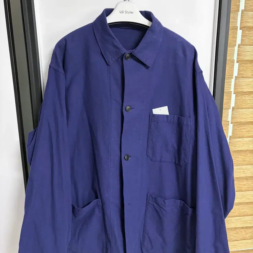 [BUNJANG] COMOLI 22FW Cotton Flannel Work Jacket / 코모리 22FW 코튼넬 워크 자켓