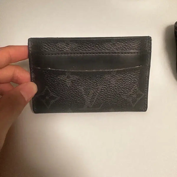 [BUNJANG] Louis Vuitton Monogram Card Holder Black / 루이비통 카드지갑 모노그램 블랙
