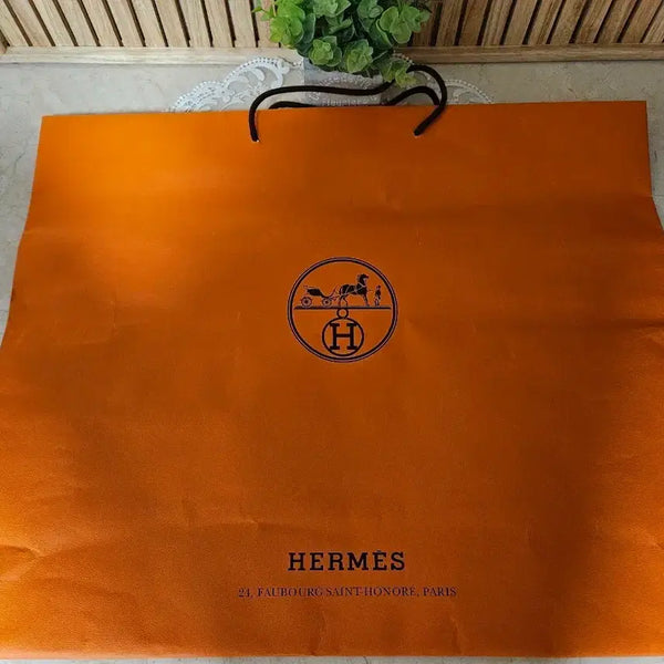 [BUNJANG] Hermès Large Shopping Bag (60x49x19cm) - New / [정품/새상품] 에르메스 대형 쇼핑백 (60x49x19cm)