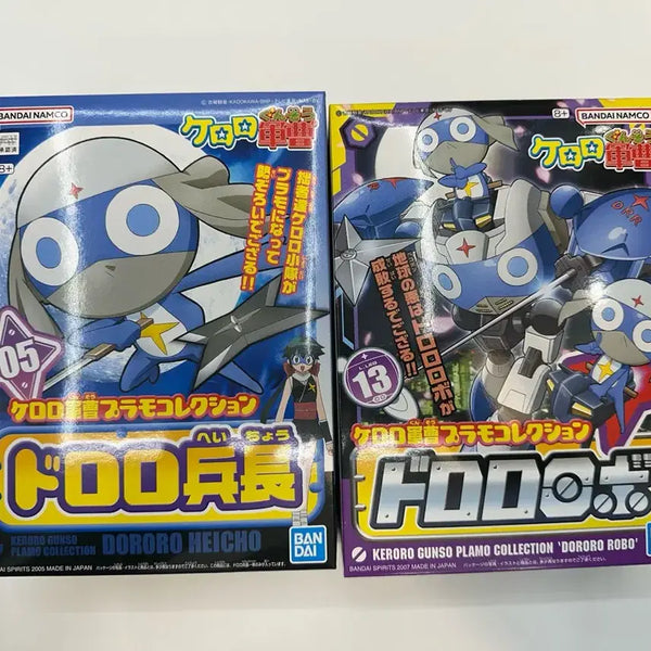 [BUNJANG] Keroro Samurai Dororo Plastic Model Set - Sergeant Rank 01, 2 Robot Types / 일괄 판매) 케로로 도로로 프라모델 병장 01, 로보 2종 세트