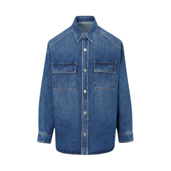 [BUNJANG] Juun.J Outer Denim Shirt Blue Cotton 100% / Juun.J 준지 아우터형 데님 셔츠